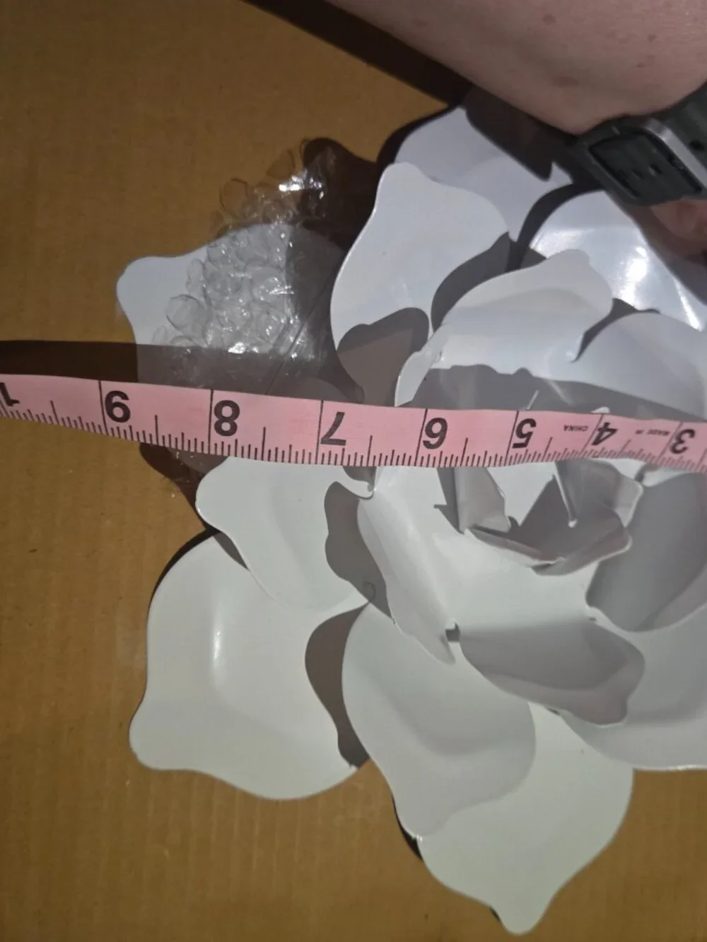 Pottery Barn Kids Metal Flower Wall Decor Set of 4 White Yellow New
